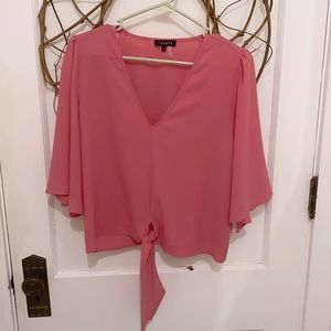 Flowey cropped blouse